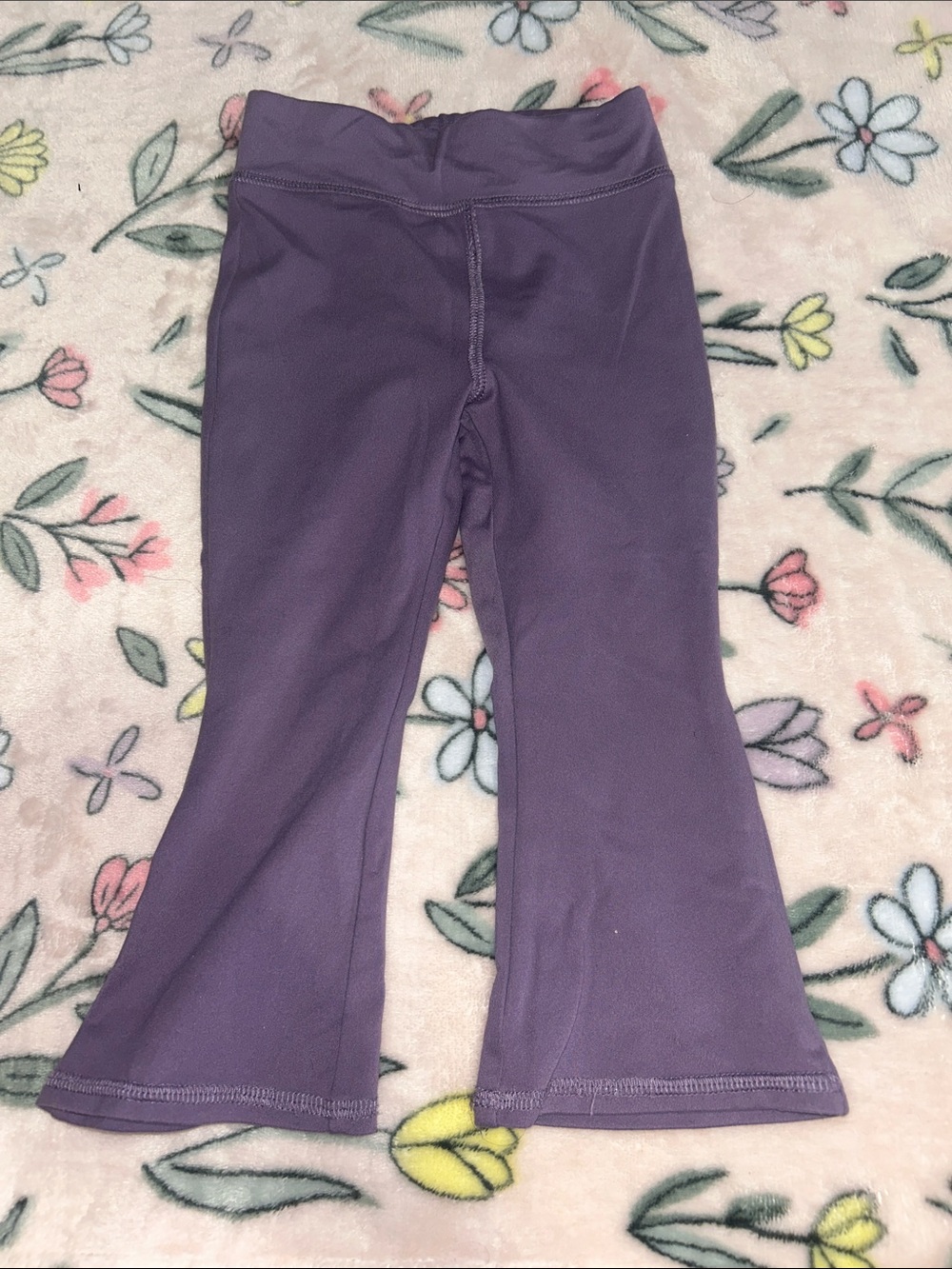 okie dokie Purple Flare Leggings